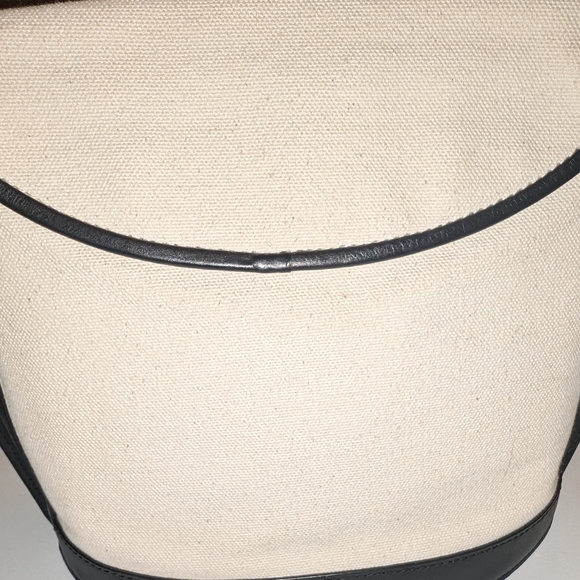 Shinola Birdy Bucket Bag Canvas with Black Leather Details - Picture 3 of 8